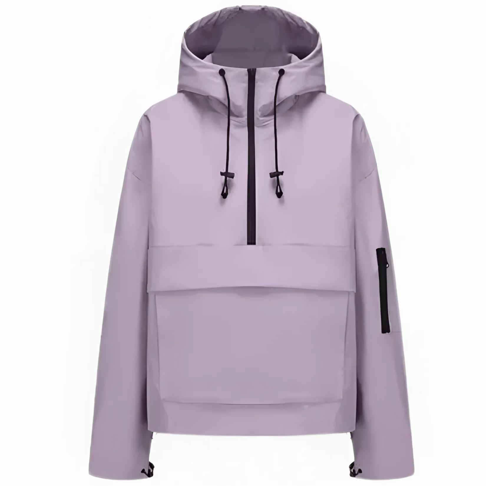 Oversized Weather Shell Jacket With Pockets