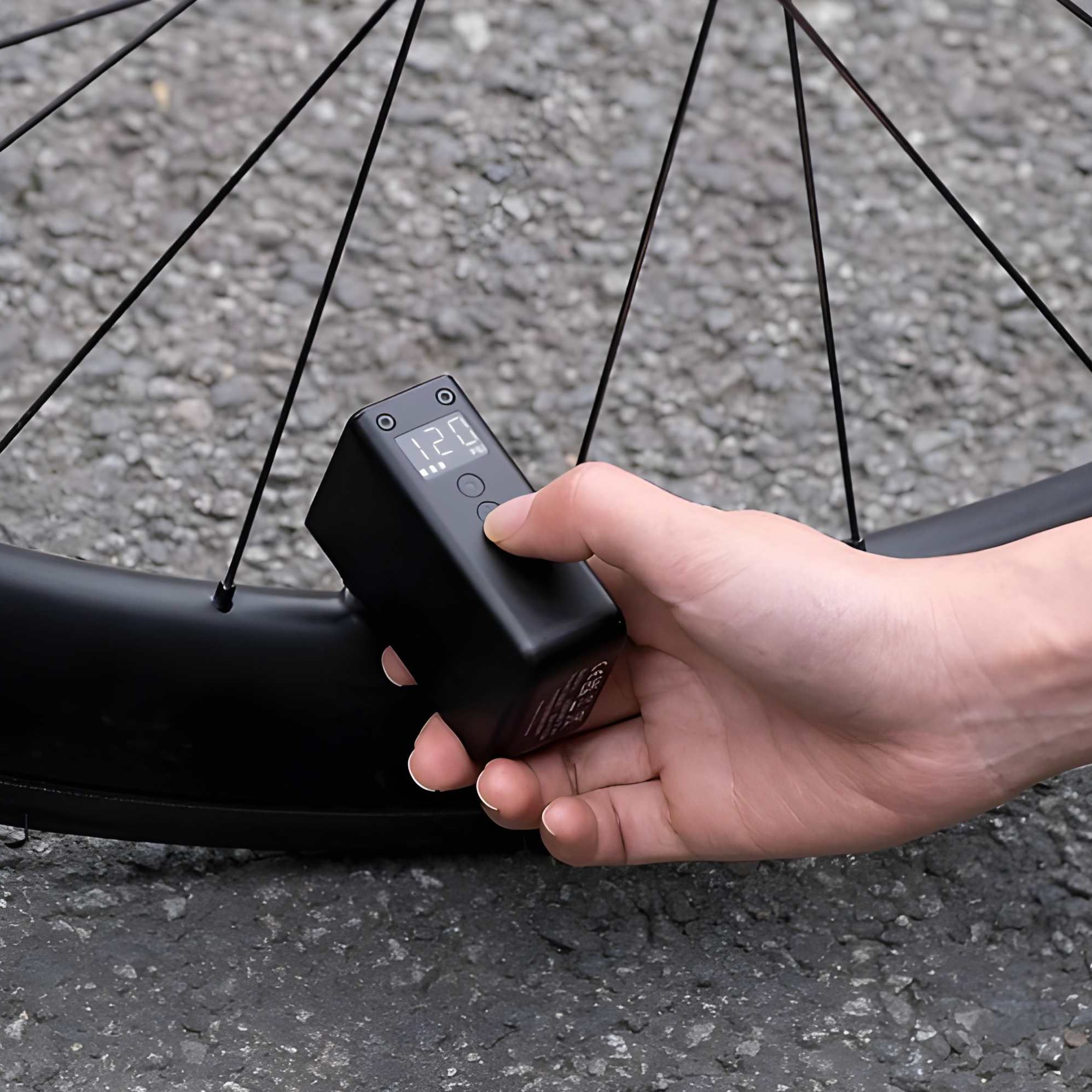 Portable Electric Bicycle Tire Inflator Pump