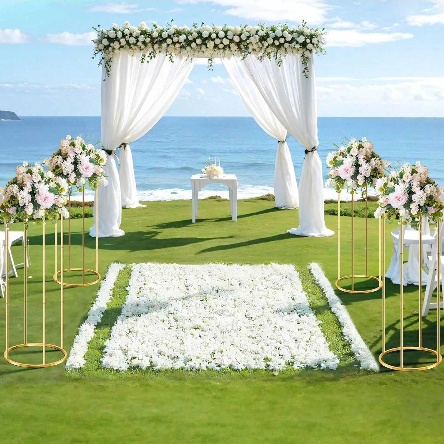 Cylinder Stands For Party, 3PCS Cylinder Pedestal Stand,