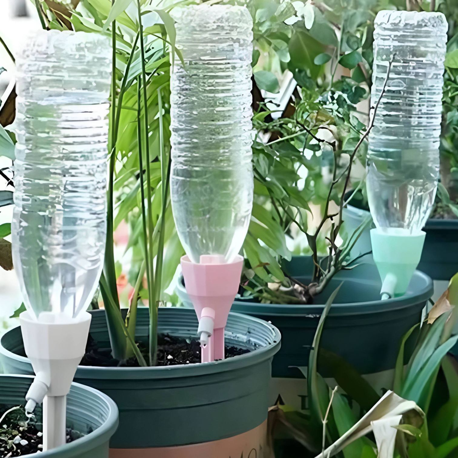 Pack Of 10 Adjustable Slow Release Control Valve Automatic Watering Device For Plants Gardening