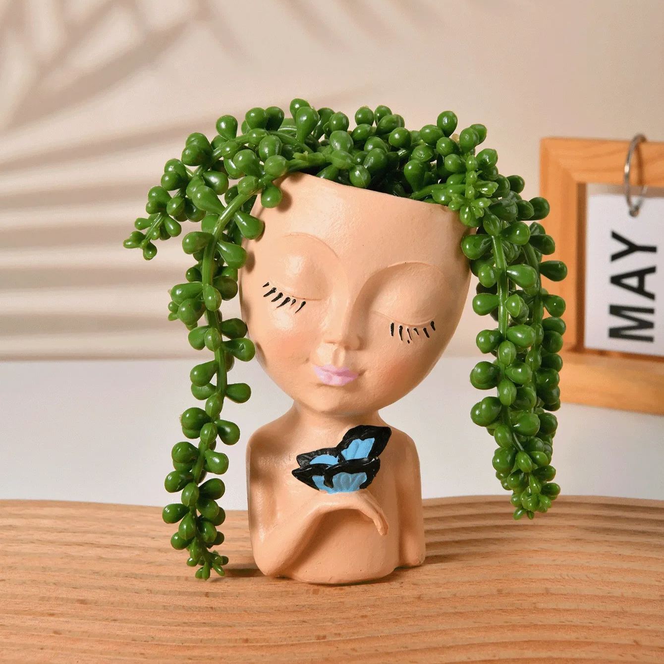 Planter Pot With Drainage Hole For Indoor Outdoor Decor