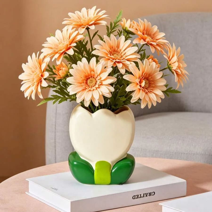 Handmade Realistic Strawberry Resin Vase Bohemian Style Home Decor Gift For Birthday Graduation