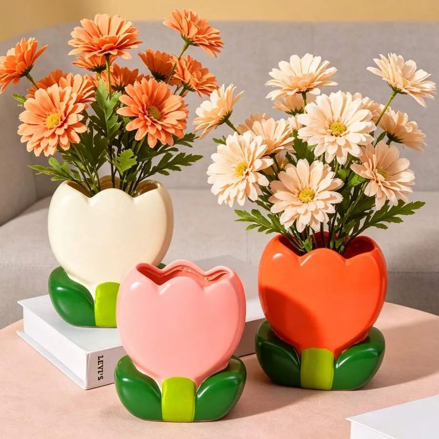 Handmade Realistic Strawberry Resin Vase Bohemian Style Home Decor Gift For Birthday Graduation