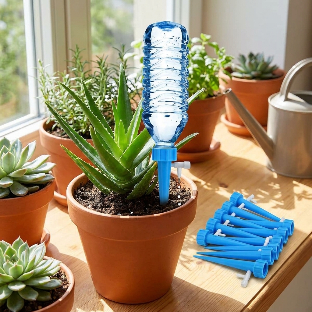 Automatic Drip Irrigation Control System For Plants And Flowers