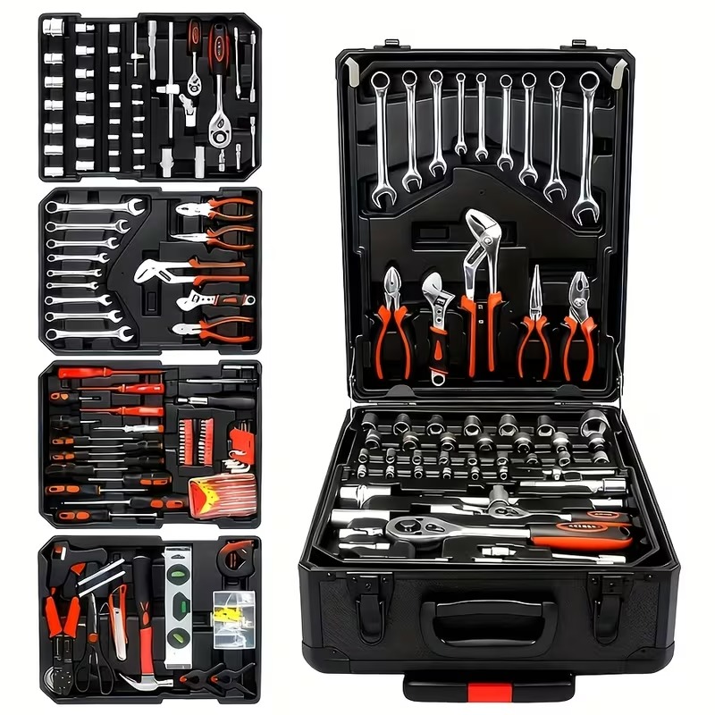 52 Piece Of Professional Tool Kit Set With Portable Storage Case