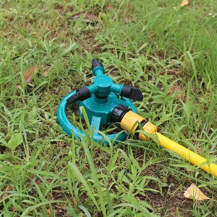 360 Degree Automatic Rotating Sprinkler Nozzle For Garden Lawn Watering Supplies