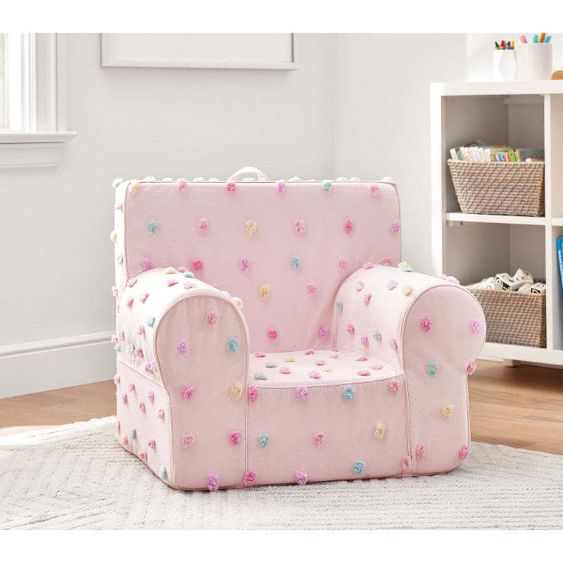 Anywhere Chair Candlewick Multi Dot Slipcover - Grafton Collection