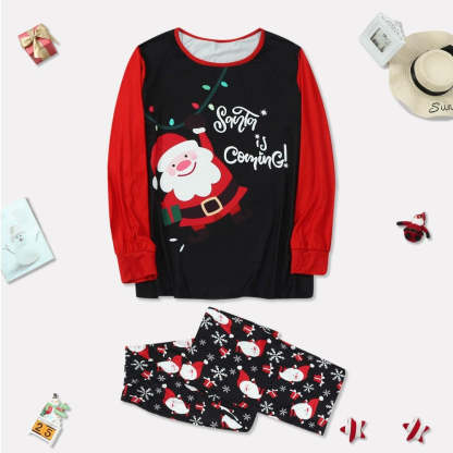 Santa Is Coming Family Matching Pajama Set - Grafton Collection