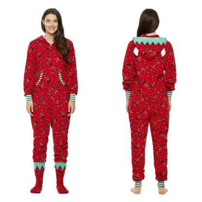 Elegant Family Matching Christmas Pajamas Set - Grafton Collection