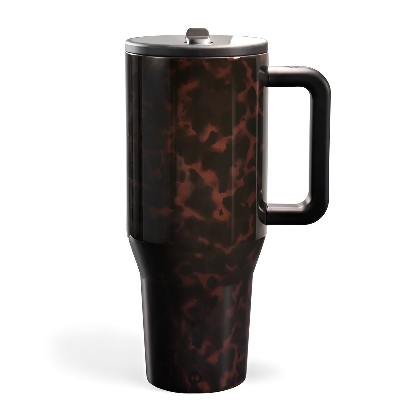 40 Oz Insulated Tumbler With Handle And Straw Lid