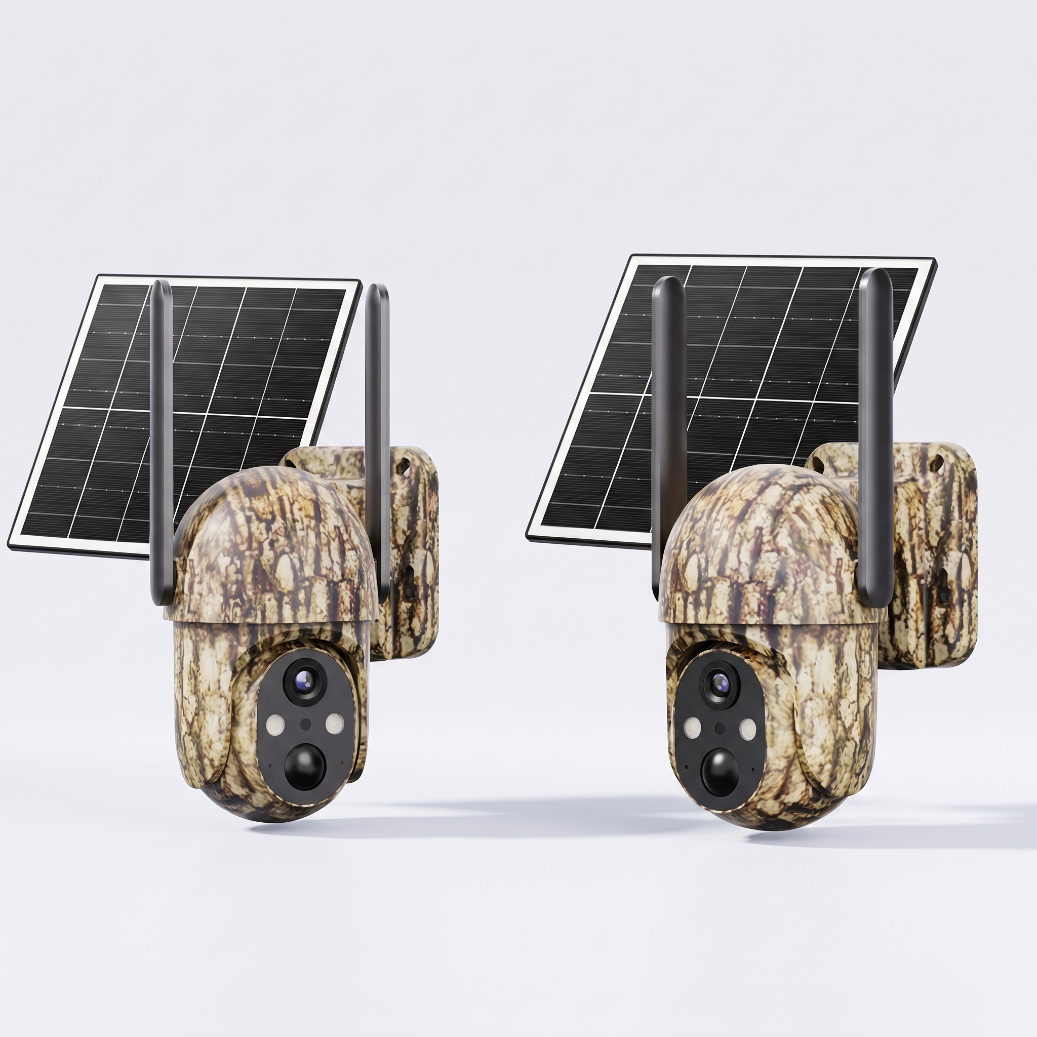 Solar Security Camera With 2K Night Vision And 360 Degree Viewing