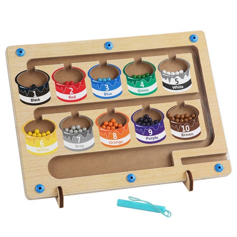 Magnetic Color And Number Maze - Grafton Collection