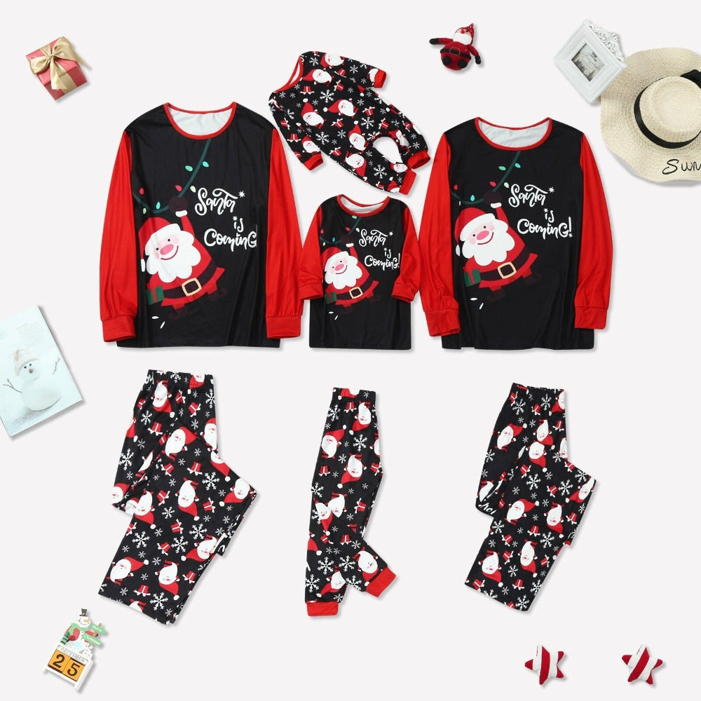 Santa Is Coming Family Matching Pajama Set - Grafton Collection