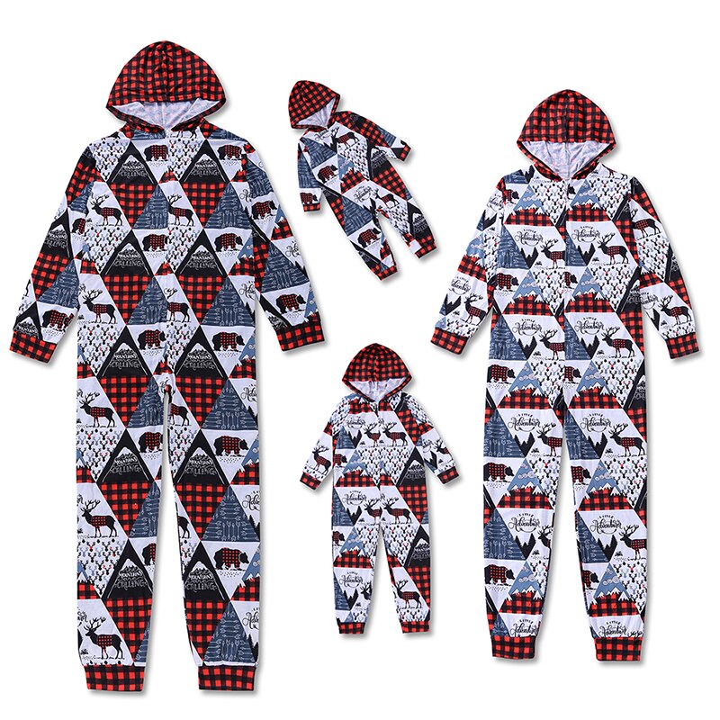 The Xmas Mountain Family Pajama Jumpsuit - Grafton Collection