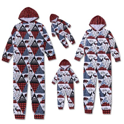The Xmas Mountain Family Pajama Jumpsuit - Grafton Collection