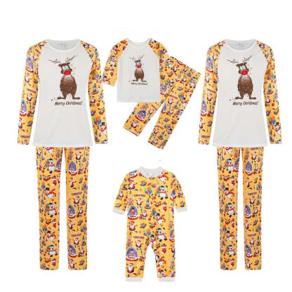 Reindeer Family Matching Pajama Set - Grafton Collection