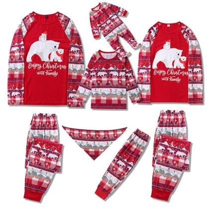 The Xmas Bears Family Pajama Jumpsuit - Grafton Collection