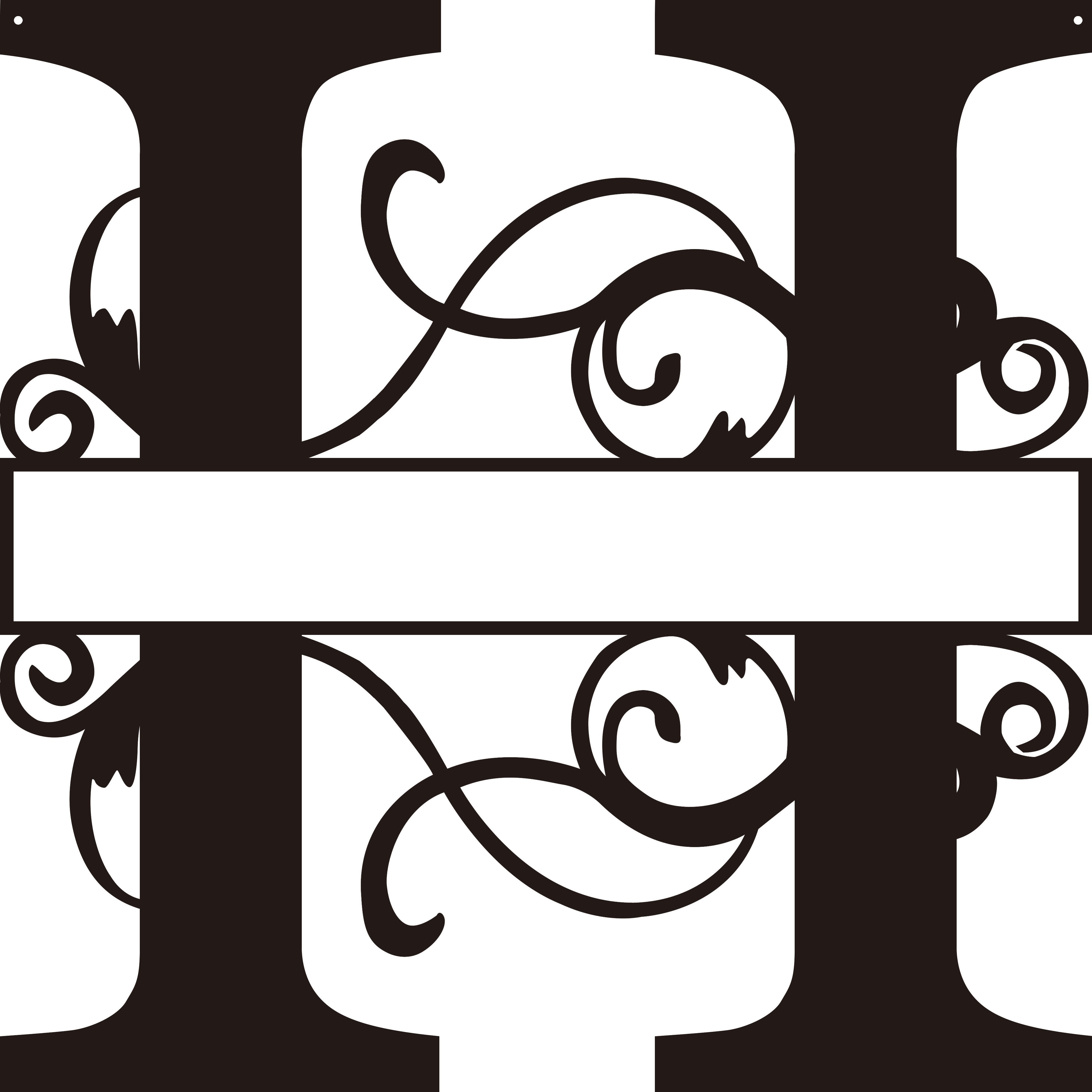 Personalized Split Letter Craft Sign For Home