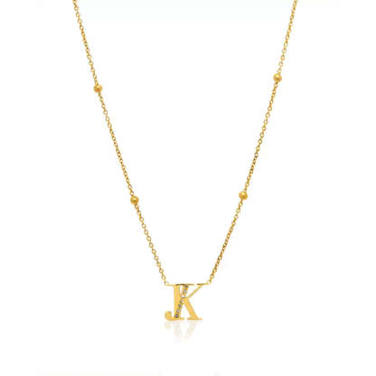 Double Initial Crystal Necklace-Customized Jewel