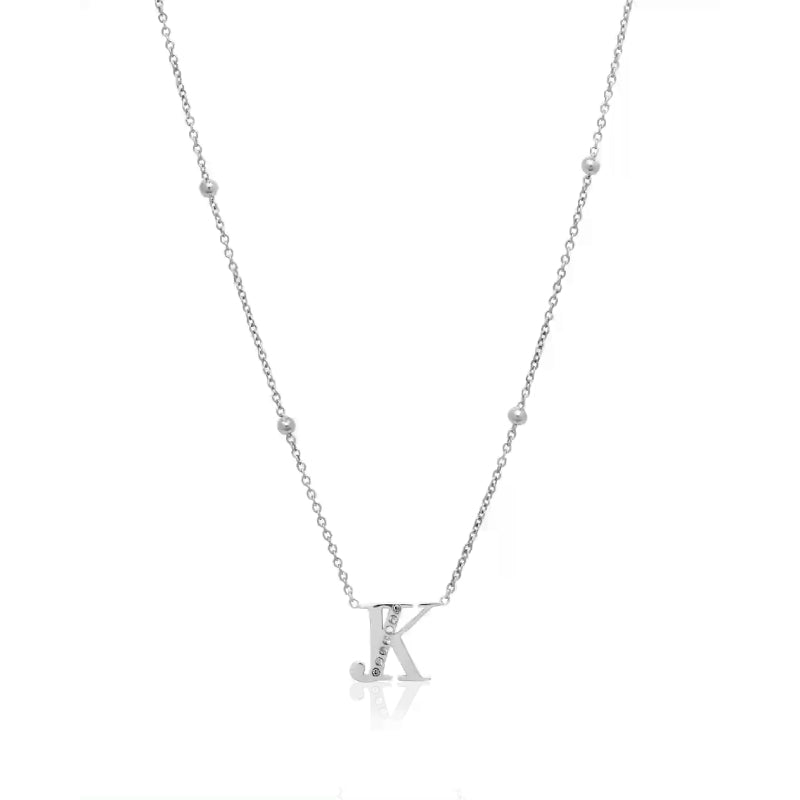 Double Initial Crystal Necklace-Customized Jewel