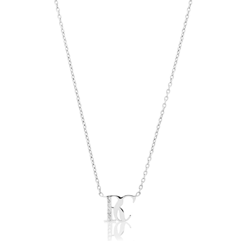Double Initial Crystal Necklace-Customized Jewel