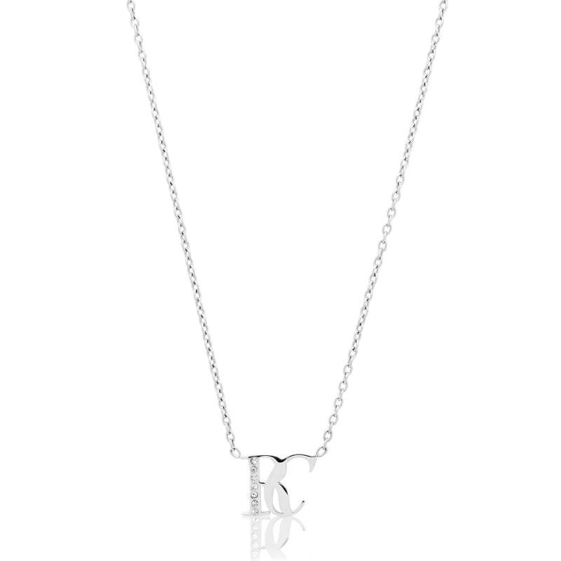 Double Initial Crystal Necklace-Customized Jewel