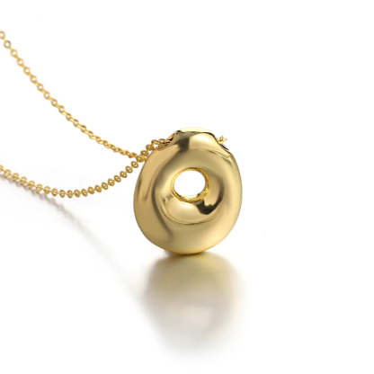 Bubble Initial Letter Necklace-Customized Jewel