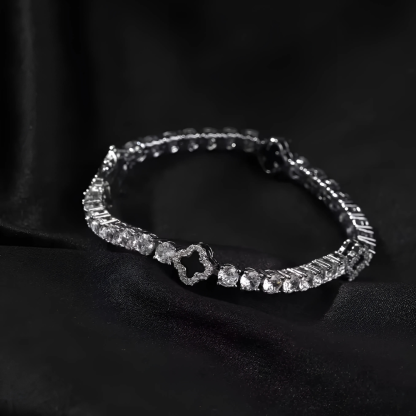 Geometric Inspired Bracelet With Stone Design-Customized Jewel