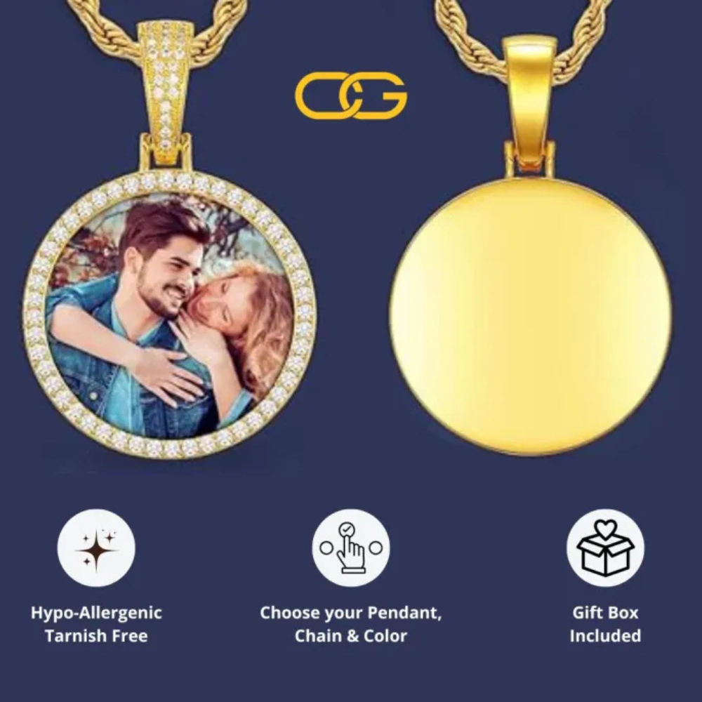 Custom Photo Pendant Necklace-Customized Jewel