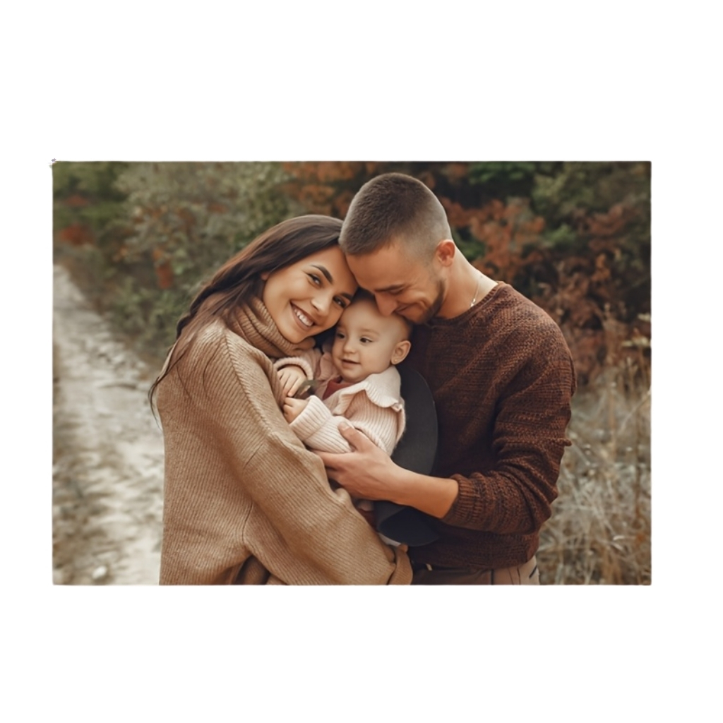 2D Flat A Customizable Framed Canvas Poster