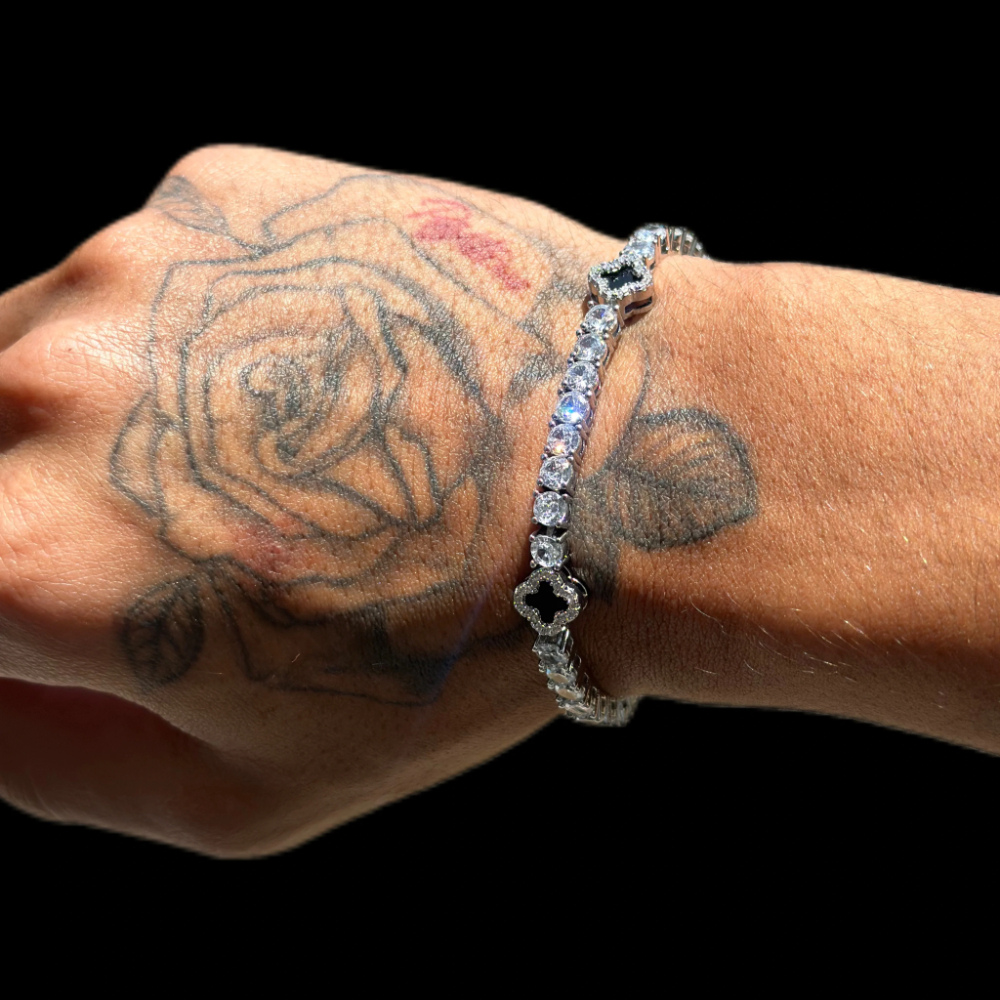 Geometric Inspired Bracelet With Stone Design-Customized Jewel