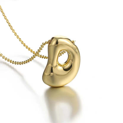 Bubble Initial Letter Necklace-Customized Jewel