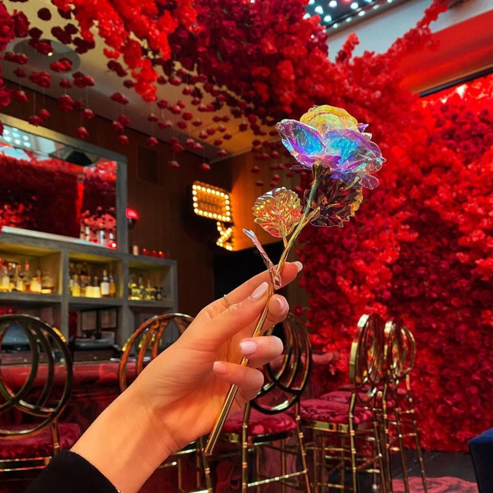 LED Rose Tree Table Decor Lamp