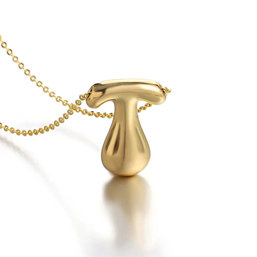 Bubble Initial Letter Necklace-Customized Jewel