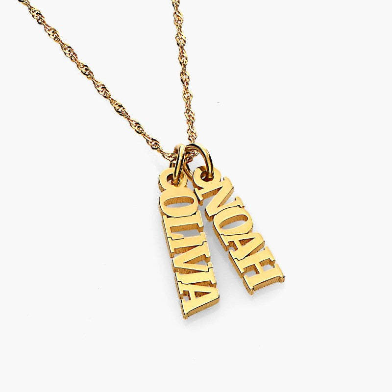 Custom Name Tag Necklace For Meaningful Mothers Day Gift-Customized Jewel