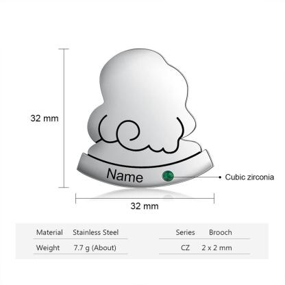 Little Sister Custom Pin-Customized Jewel