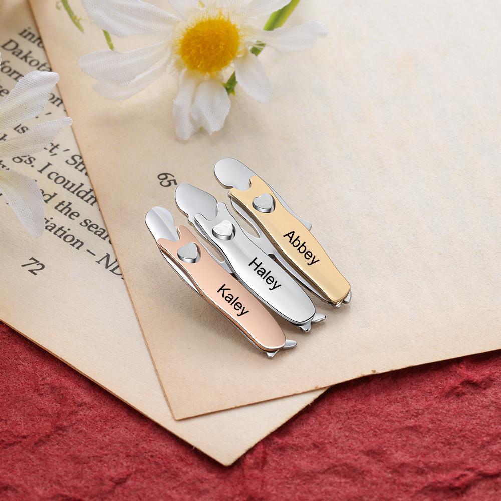 Bond Between Sister Custom Engraved Pin - Three Sisters-Customized Jewel