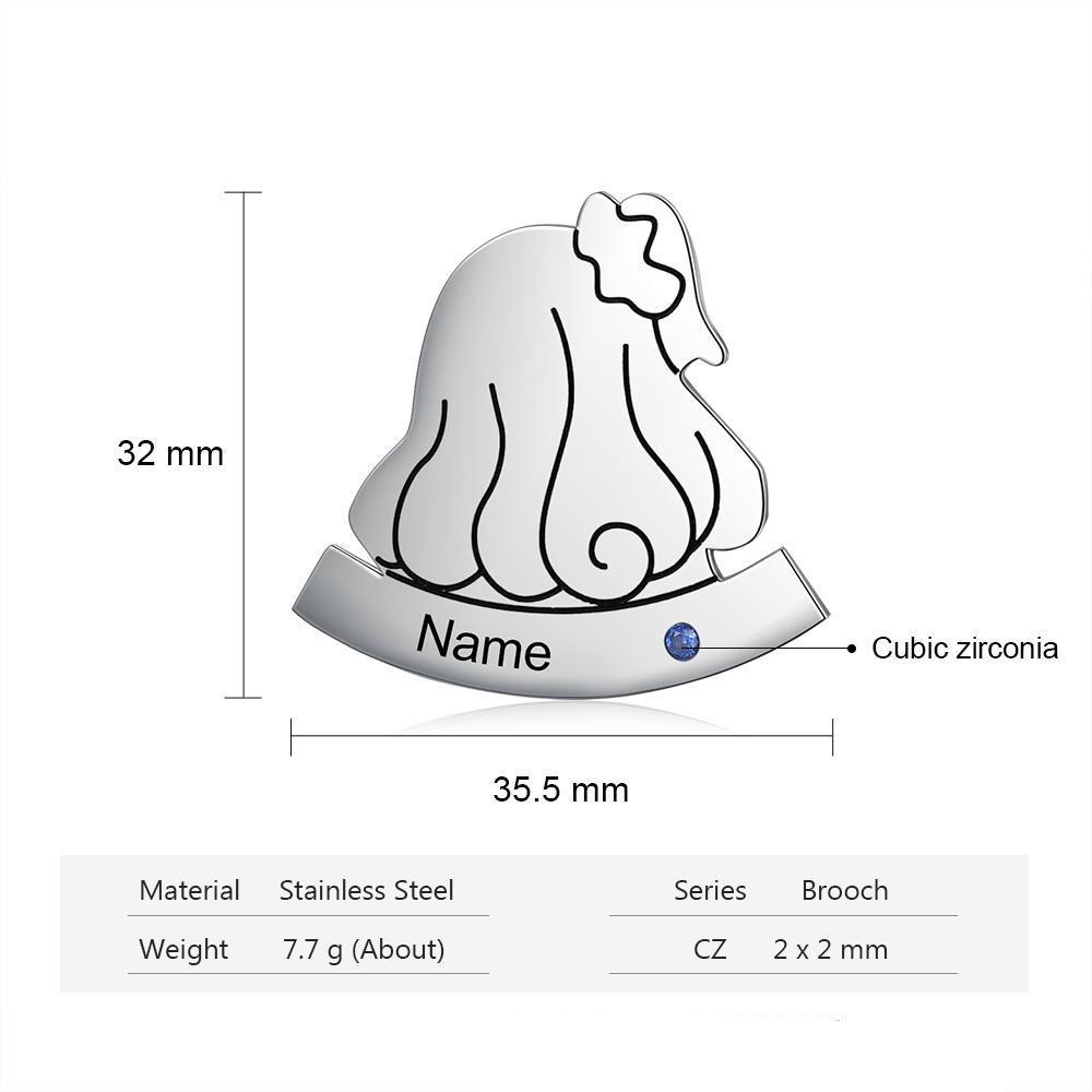 Middle Sister Custom Pin-Customized Jewel