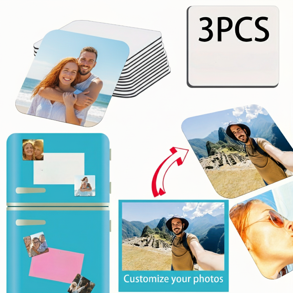 Customizable Photo Refrigerator Magnets