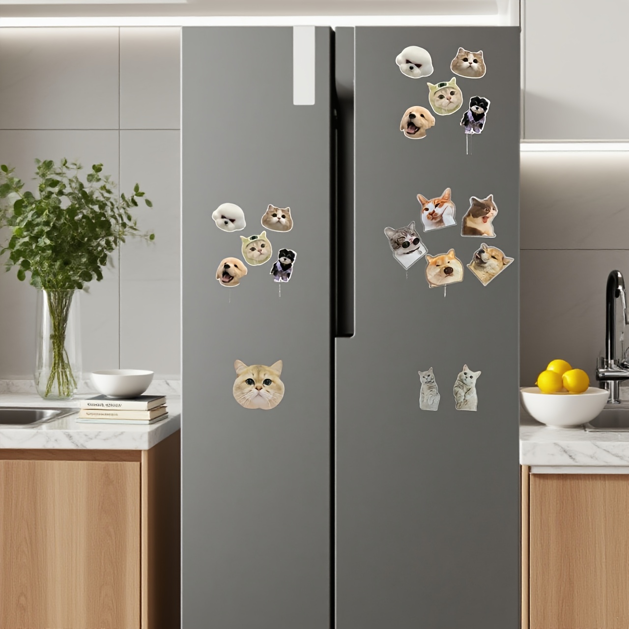 Custom Acrylic Photo Fridge Magnet For Decorative Use