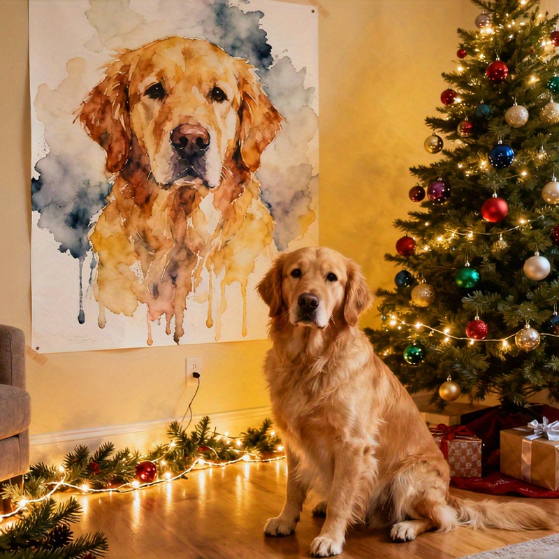 Custom Frameless Watercolor Painting Upload Your Photo