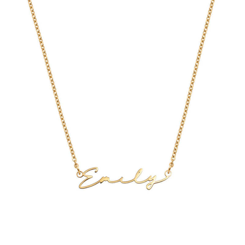 Personalized Script Name Necklace-Customized Jewel