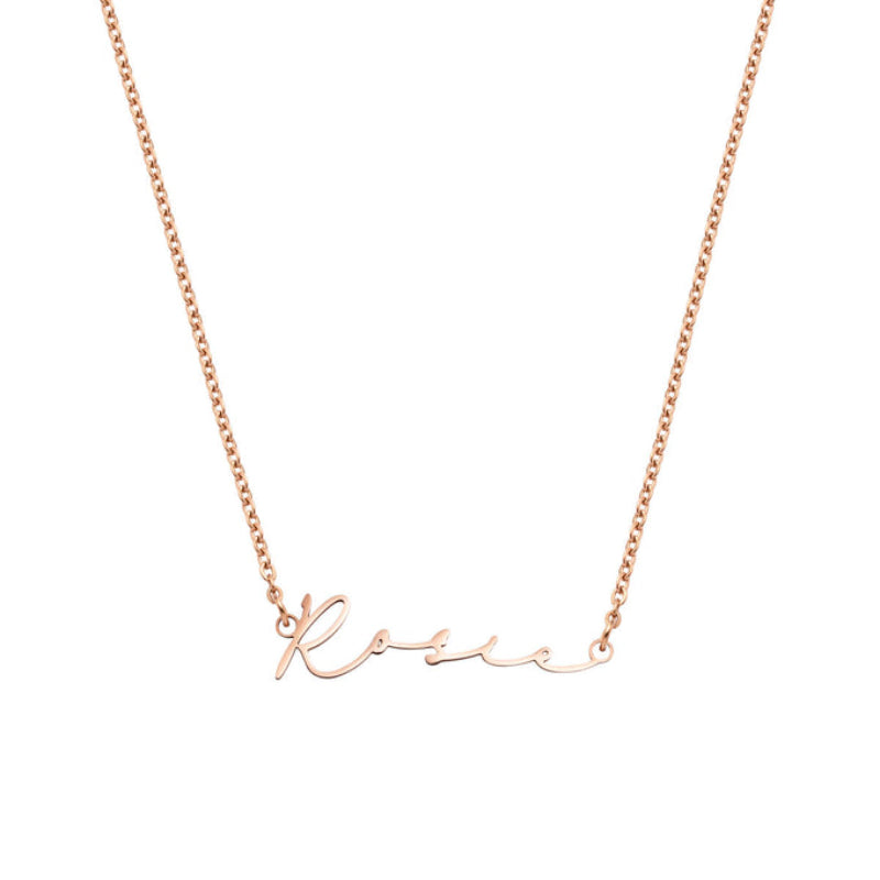 Tailored Classy Signature Name Necklace With Chains-Customized Jewel