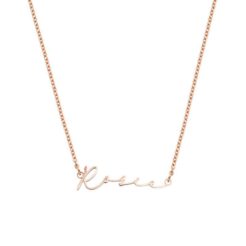 Tailored Classy Signature Name Necklace With Chains-Customized Jewel