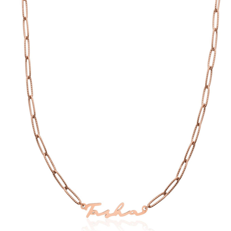 Tailored Classy Signature Name Necklace With Chains-Customized Jewel