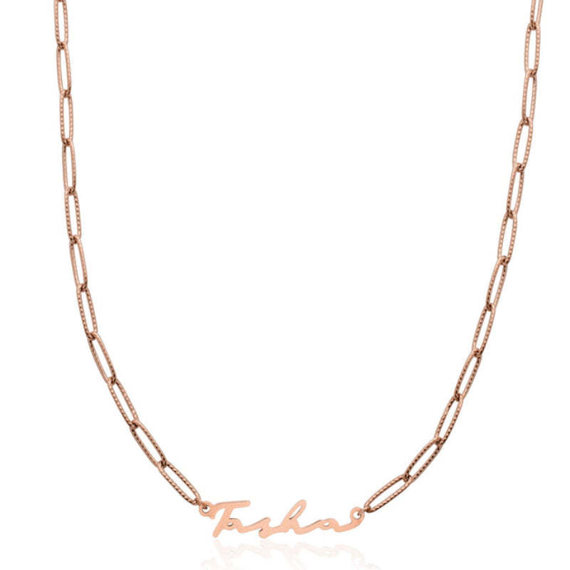 Tailored Classy Signature Name Necklace With Chains-Customized Jewel