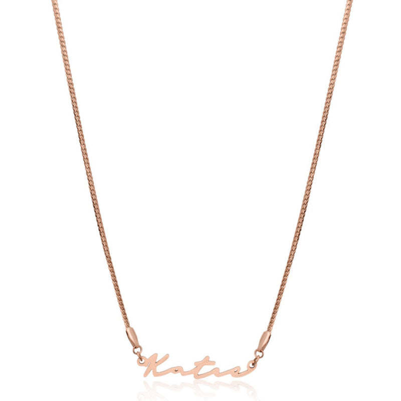 Tailored Classy Signature Name Necklace With Chains-Customized Jewel