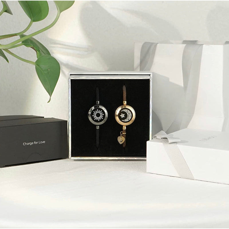Set Of Two Sun And Moon Smart Bracelets-Customized Jewel