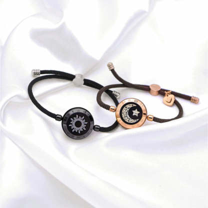 Set Of Two Sun And Moon Smart Bracelets-Customized Jewel
