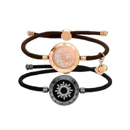 Set Of Two Sun And Moon Smart Bracelets-Customized Jewel
